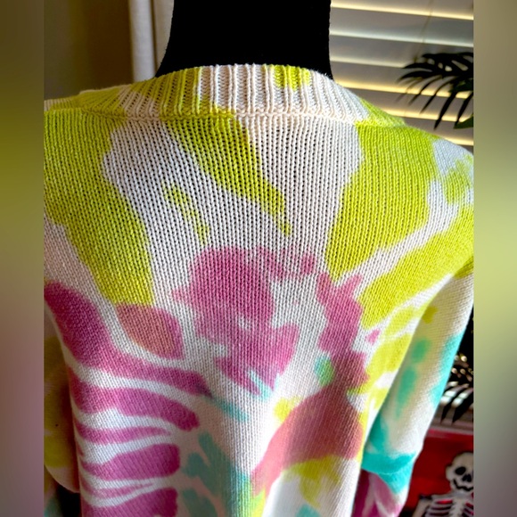 Lisa Todd Tie Dye Sweater- just like new❤️ xl cotton blend🩷 - Picture 8 of 16